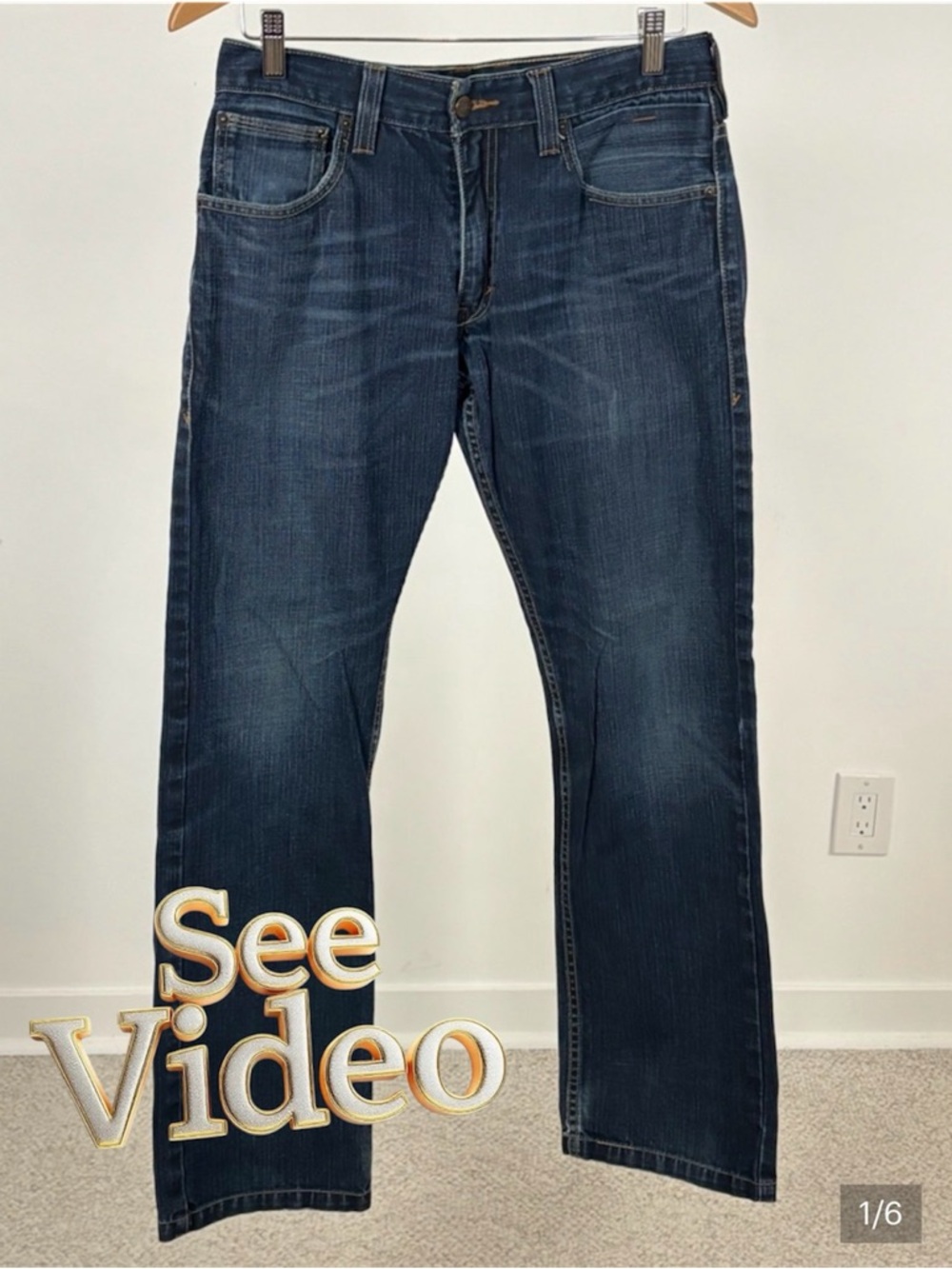 LEVI STRAUSS & CO. 514 Slim Straight 31x32 SEE SIZE NOTE